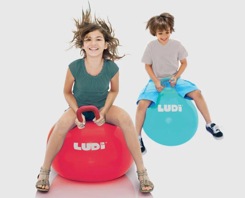Pelota saltarina XXL roja · Ludi