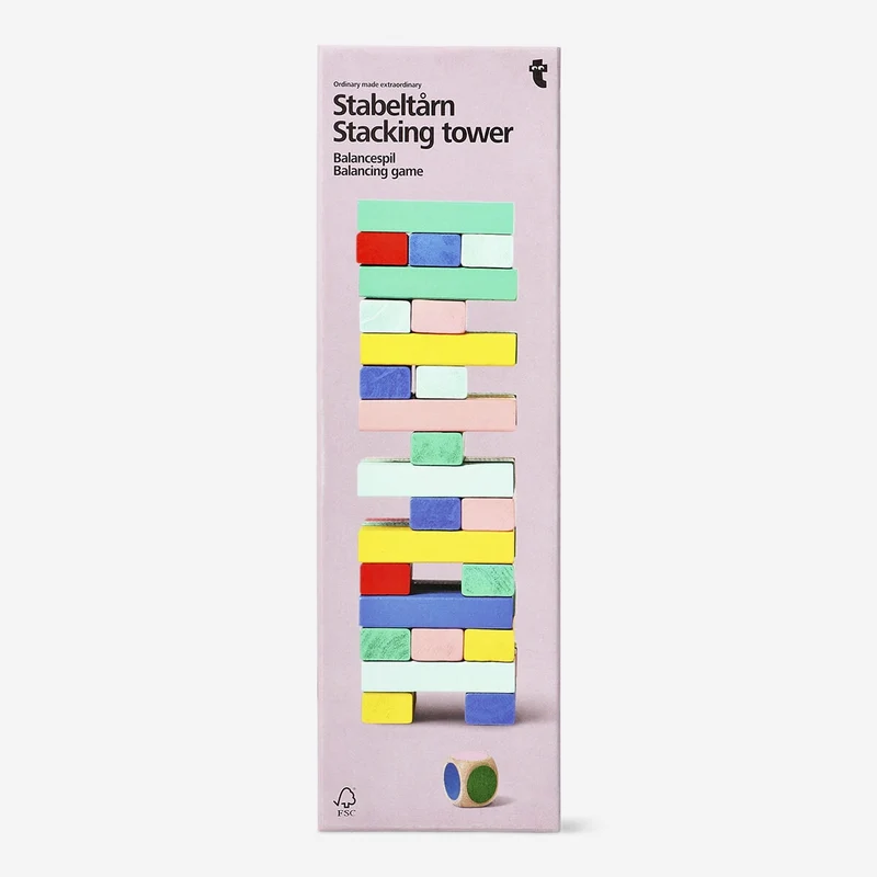 Stacking tower game