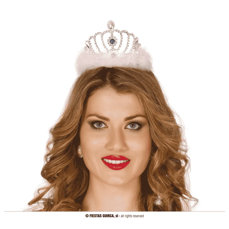 Diadema Plata Plumas