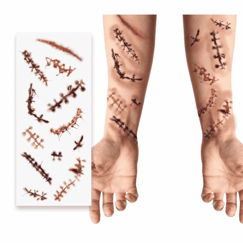 Tatuaje Cicatrices 30x13 cm