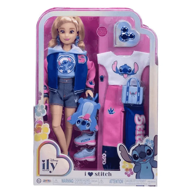 Muñeca Disney Stitch University ILY 4EVER 25 cm