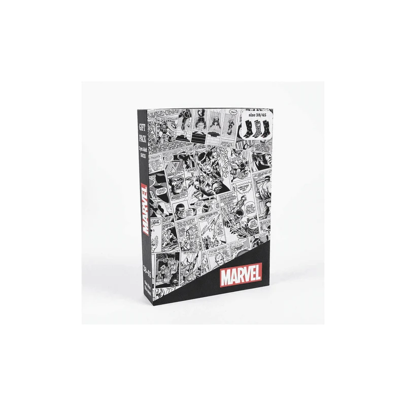 Pack de 3 Calcetines Marvel Tallas 38-45