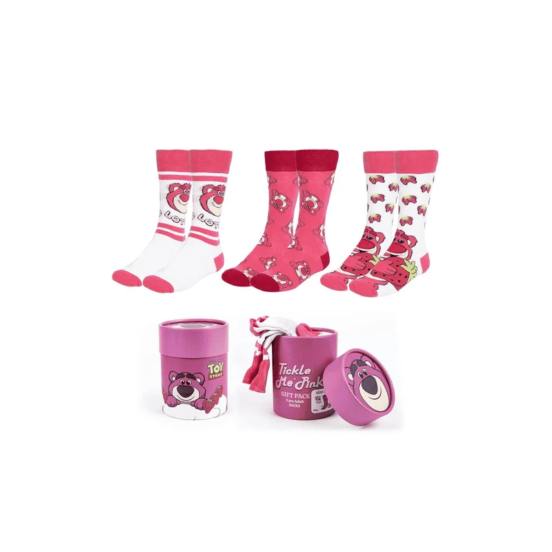 Pack de 3 Calcetines Toy Story Lotso Talla 36-43