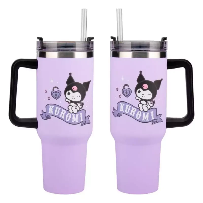 Vaso viaje Kuromi Hello Kitty 900 ml