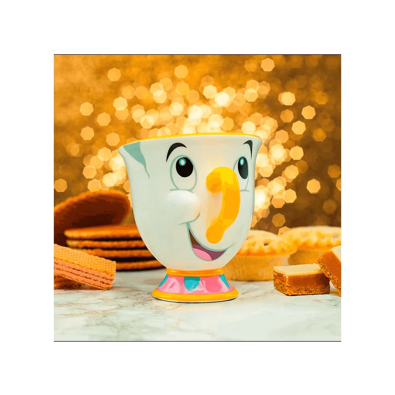 Taza Desayuno Chip La Bella y la Bestia