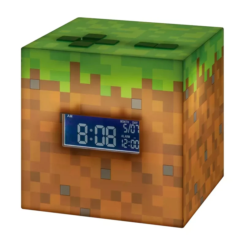 Reloj despertador Minecraft Digital