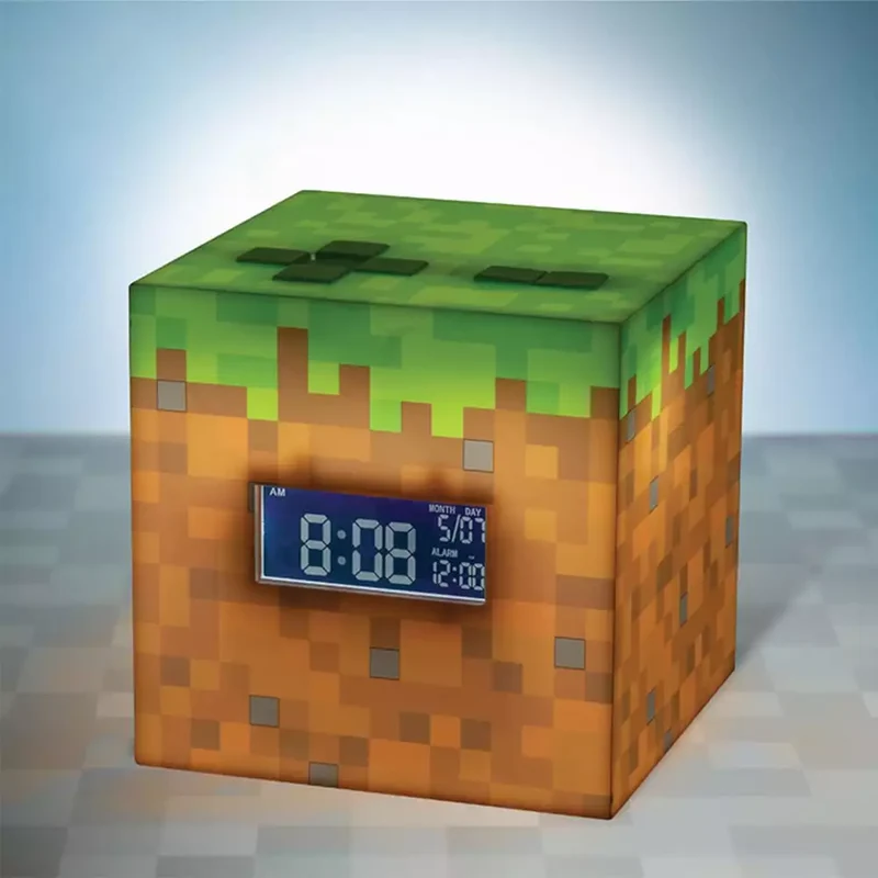 Reloj despertador Minecraft Digital