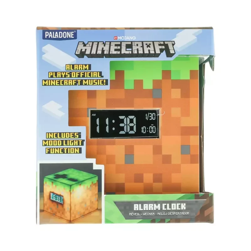Reloj despertador Minecraft Digital