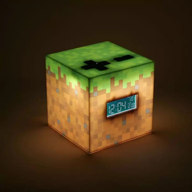 Reloj despertador Minecraft Digital