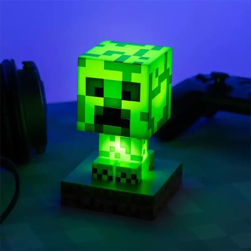 Lámpara Icon Creeper Minecraft 11 cm