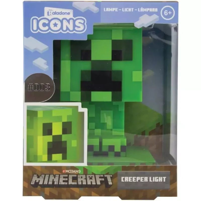 Lámpara Icon Creeper Minecraft 11 cm