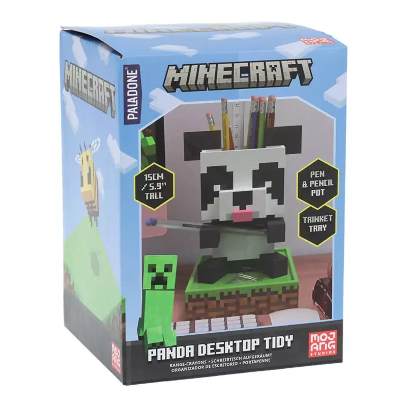 Organizador de escritorio Panda Minecraft 15 cm