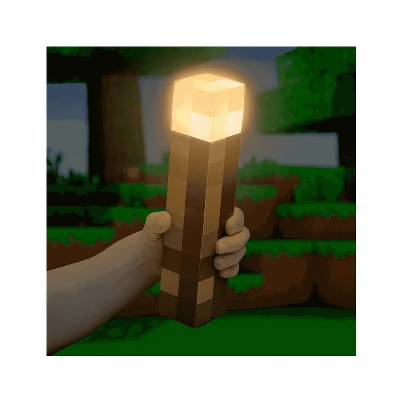 Lámpara antorcha Minecraft Paladone 28 cm