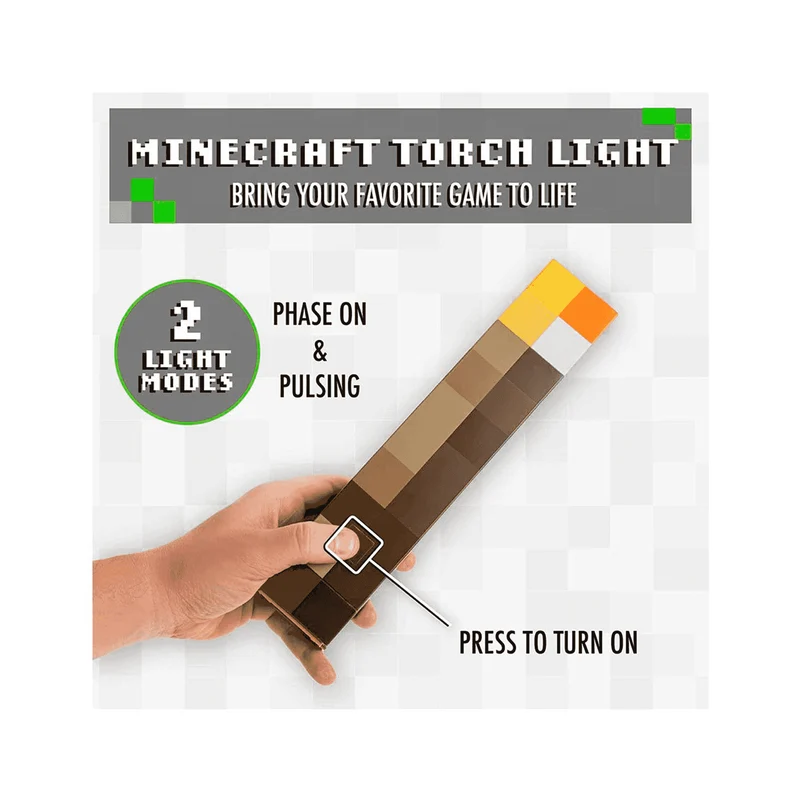 Lámpara antorcha Minecraft Paladone 28 cm