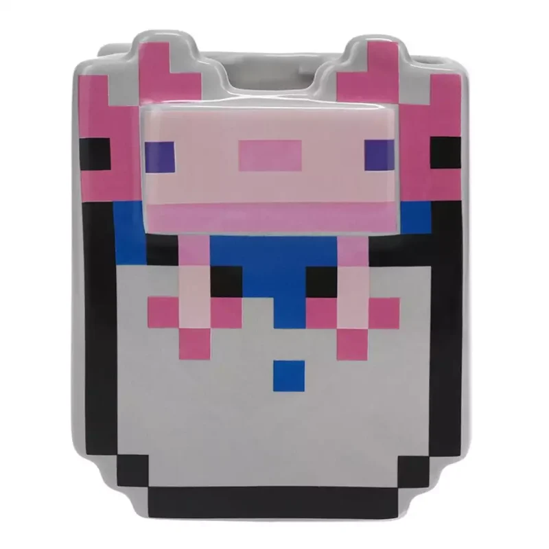 Taza 3D Ajolote Minecraft 400 ml