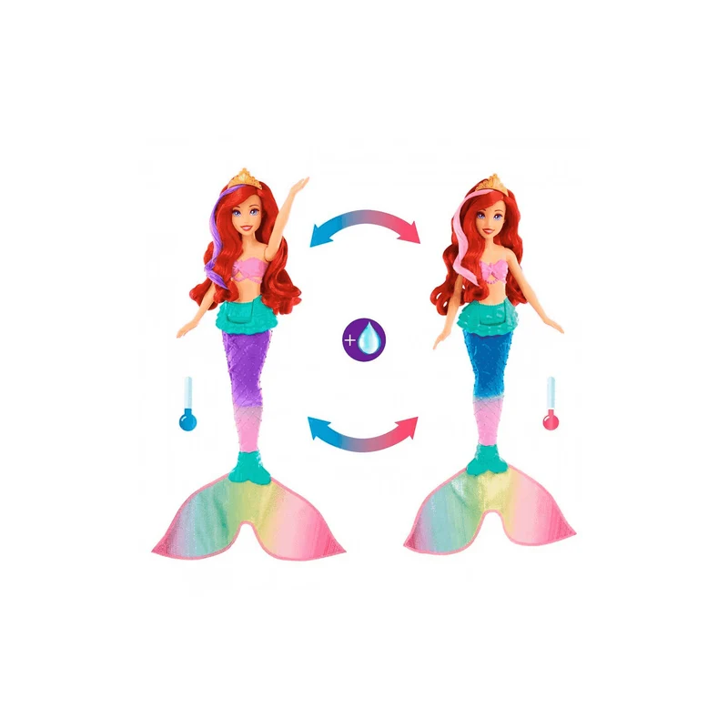 Disney Princess Ariel Cambia De Color