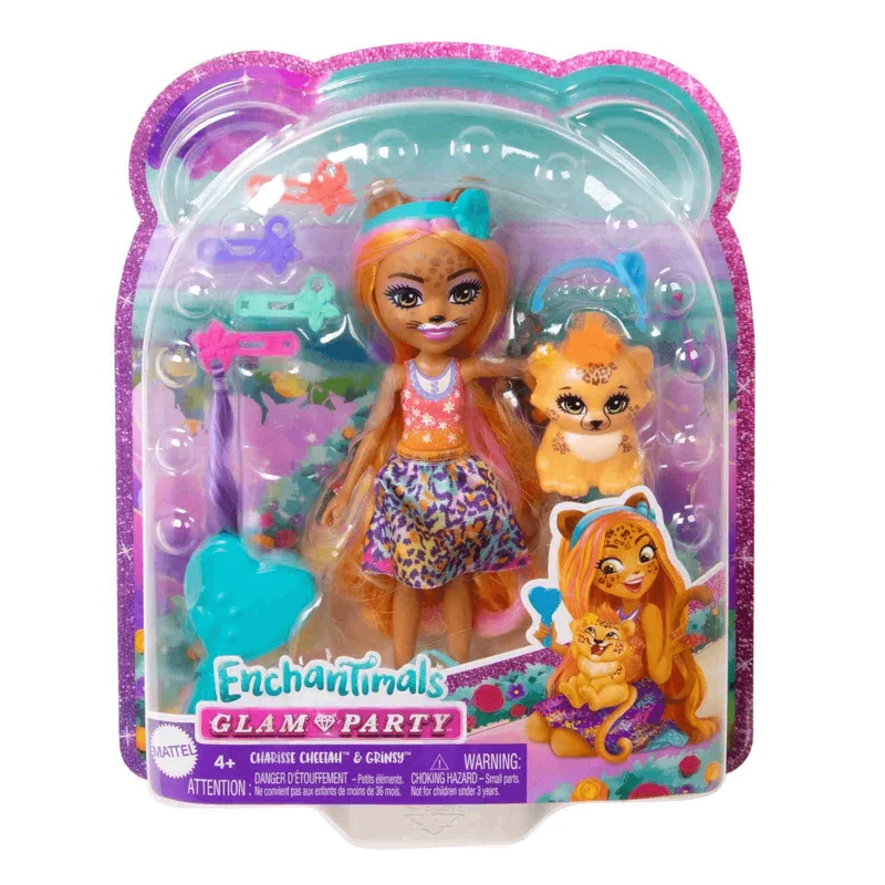 Enchantimals Glam Party Guepardo Muñeca Guepardo