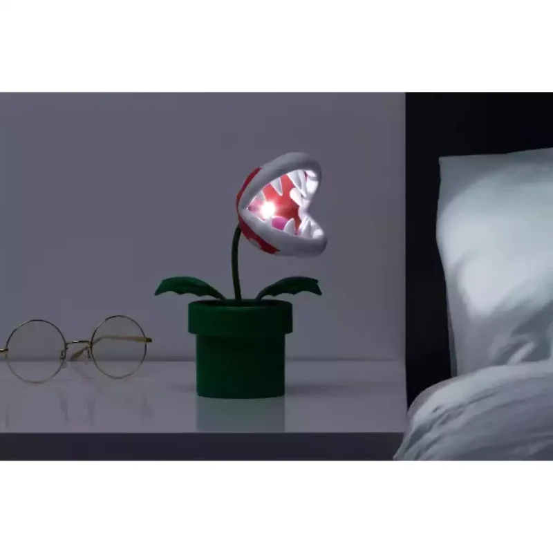 Lámpara Mini Piranha Plant Super Mario 20 cm
