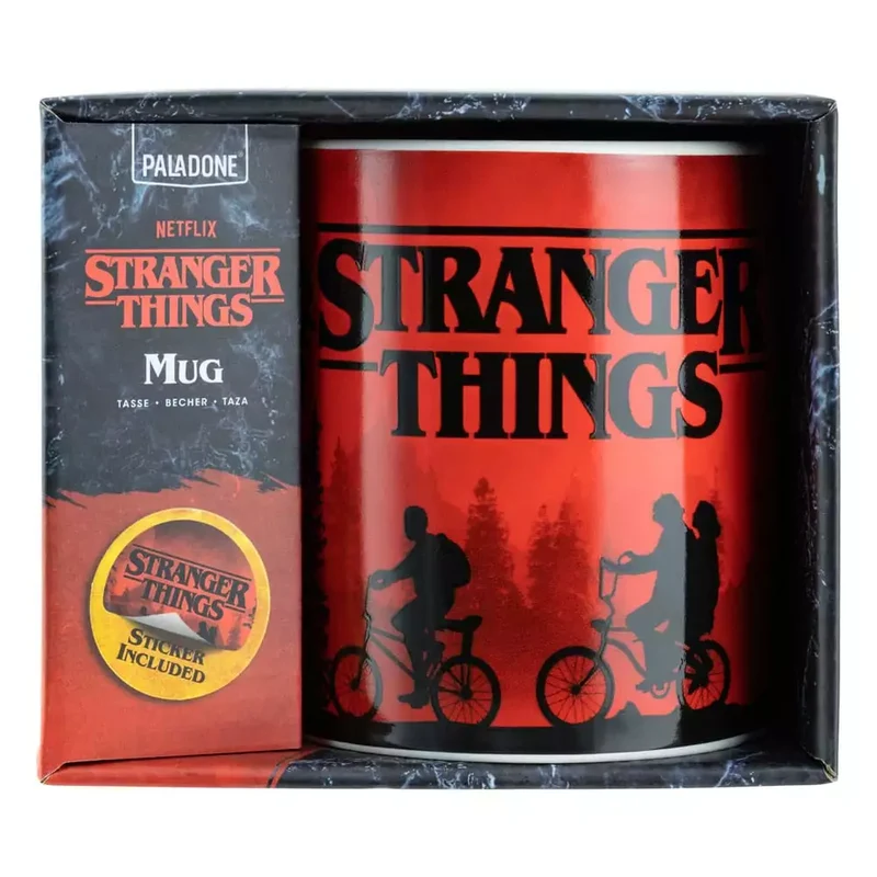 Taza XL Stranger Things + pegatina