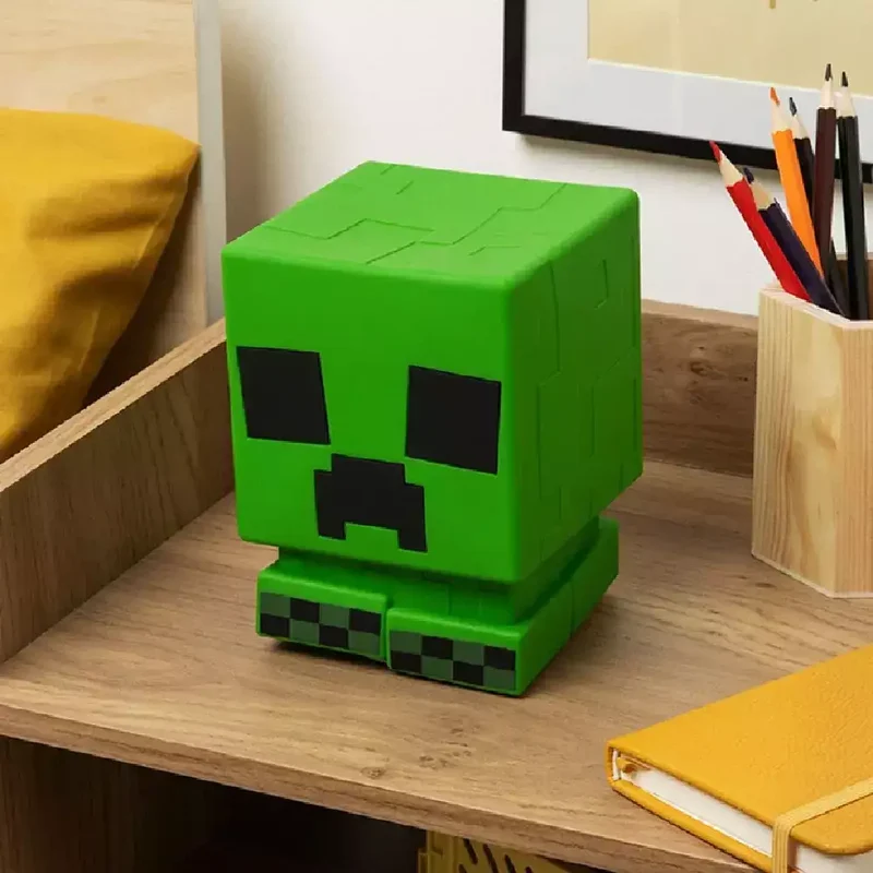 Lámpara Creeper SquishyGlo Minecraft 15 cm