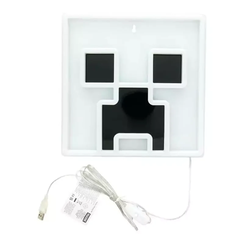 Lámpara LED neón Creeper Minecraft 25 cm