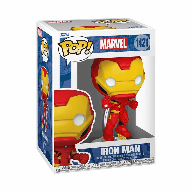 Figura coleccionable Iron Man - Funko Pop Marvel de alta calidad