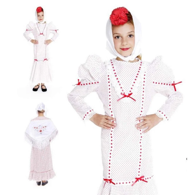 Disfraz Madrileña Luxe Talla 3/4 años