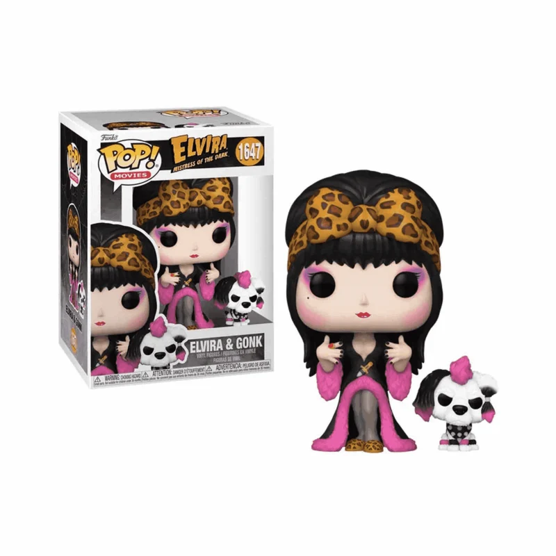 Figura Funko Pop Elvira & Gonk: edición especial para coleccionistas