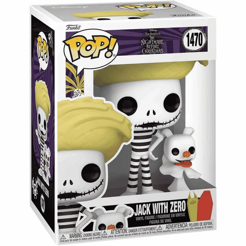 Funko Pop 'Jack Skellington con Zero' - Figura coleccionable de vinilo