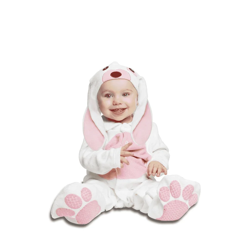 Disfraz de Pequeño conejito rosa 12-24 meses bebé