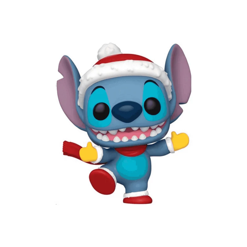 Funko Pop! Disney: Stitch Holiday - Stitch con Gorra de Santa