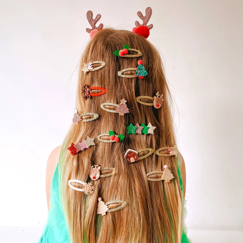 Clips Pelo · Jolly Glitter Star Clips