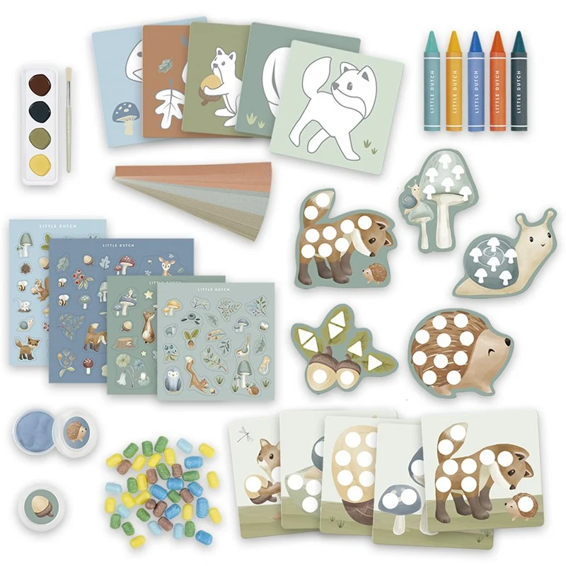 Caja de creatividad Forest Friends · Little Dutch