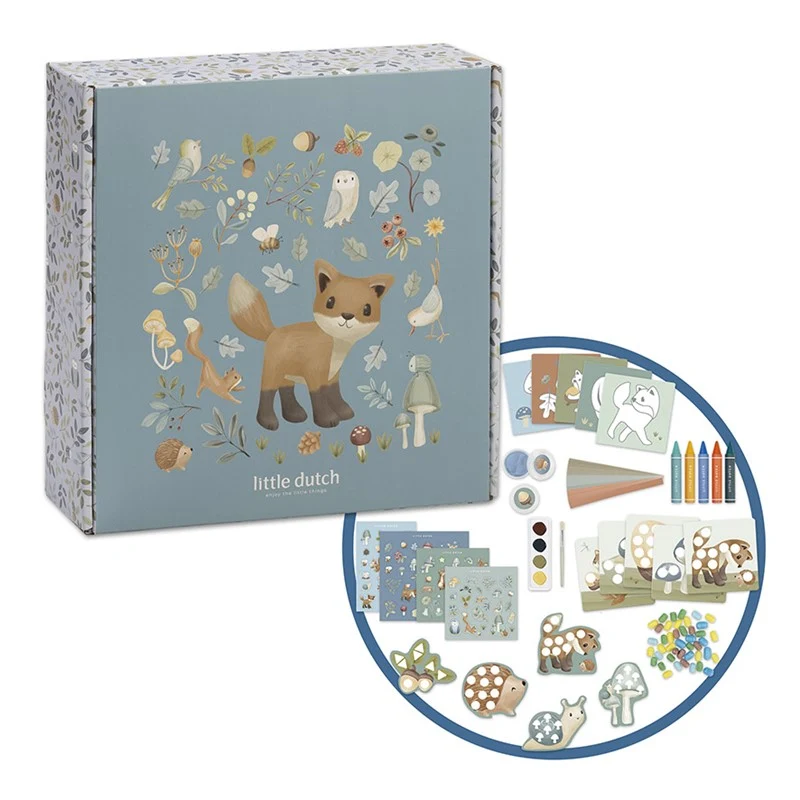 Caja de creatividad Forest Friends · Little Dutch