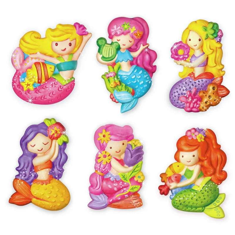 Moldea y Pinta Sirenas brillantes · 4M