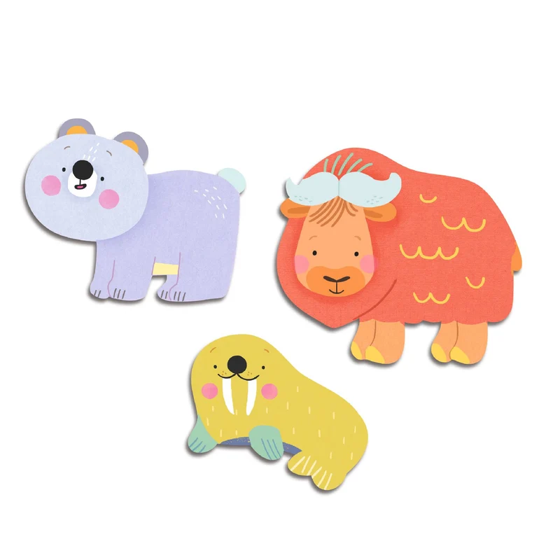 Pegatinas Animales polares · DJECO
