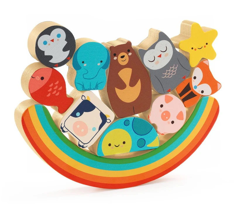 Encajable Puzz & Boom Rainbow · DJECO