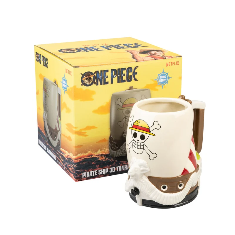 Taza 3D Going Merry - One Piece 750ml