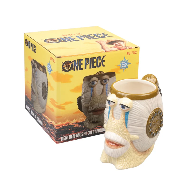 Taza 3D Den Den Mushi - One Piece 800ml