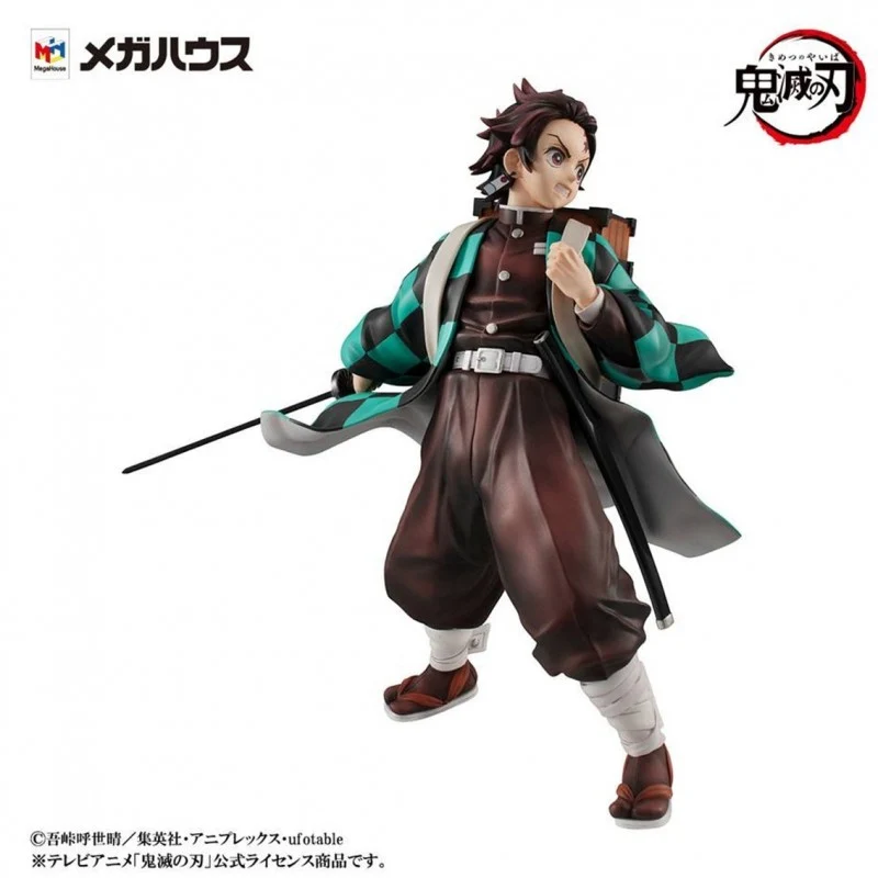 Figura Tanjiro Kamado y Nezuko - Demon Slayer Serie Gem 17cm