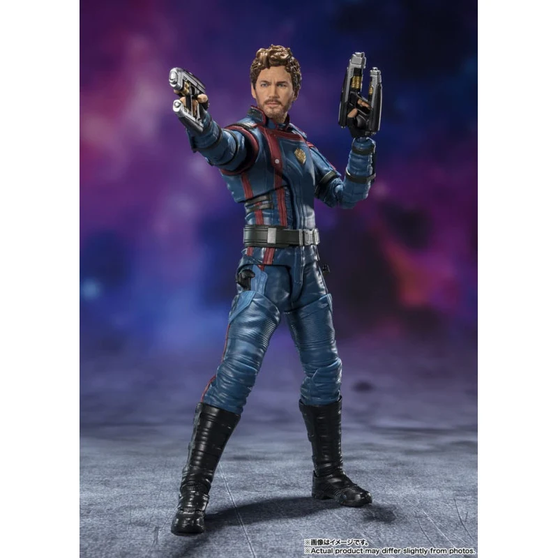 Figura Articulada Star Lord y Rocket - Guardianes de la Galaxia Marvel SH Figuarts 16cm