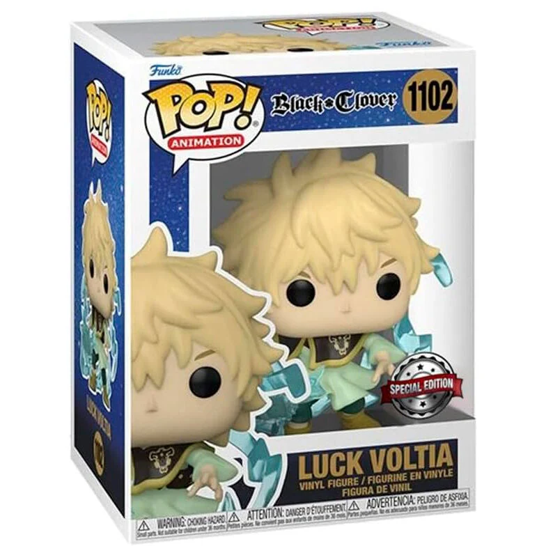 Funko Pop Luck Voltia Edición Exclusiva 1102 - Black Clover