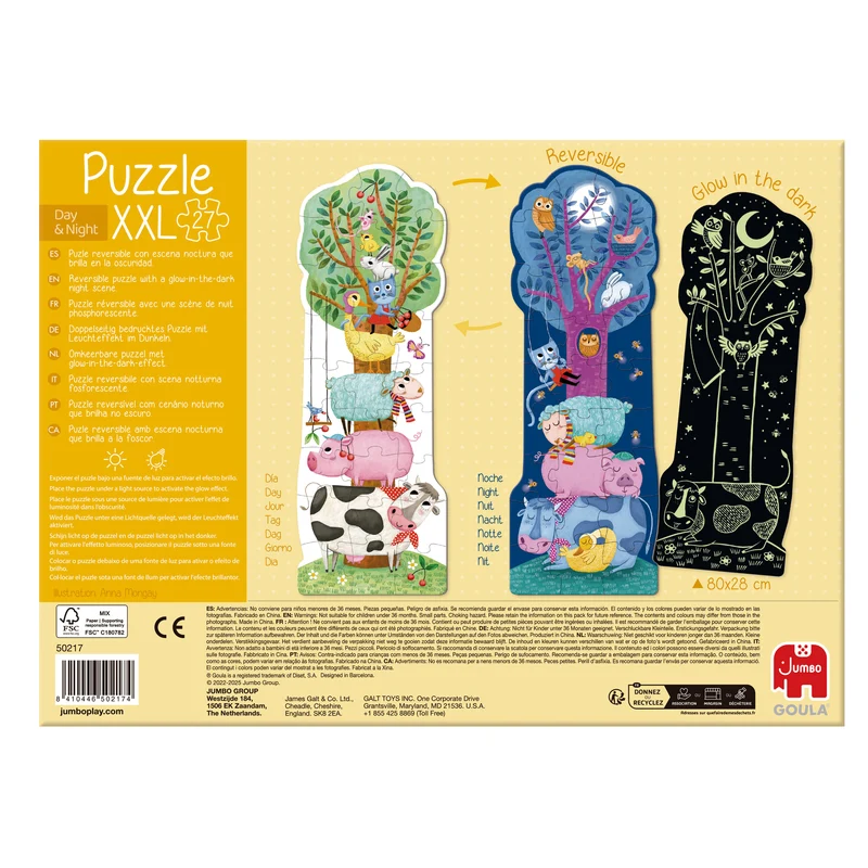 Goula - Puzzle XXL Farm Day & Night
