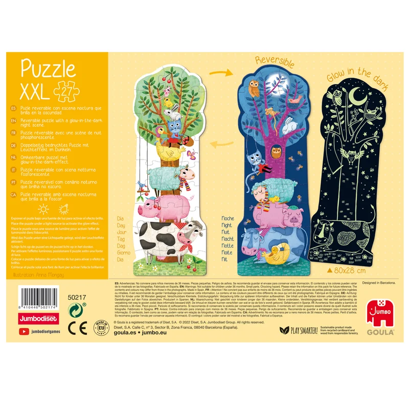 Goula - Puzzle XXL Farm Day & Night