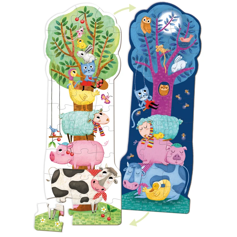 Goula - Puzzle XXL Farm Day & Night