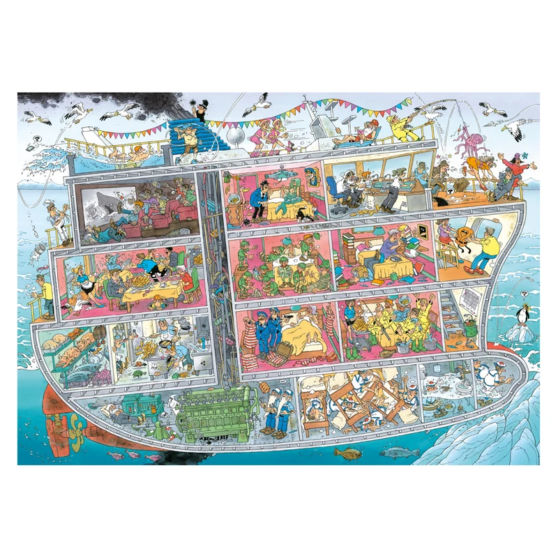 Jan van Haasteren - Cruise Ship (1000 pieces)