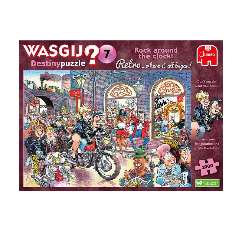 Wasgij Retro Destiny 7 - Rock around the Clock! (1000 pieces)