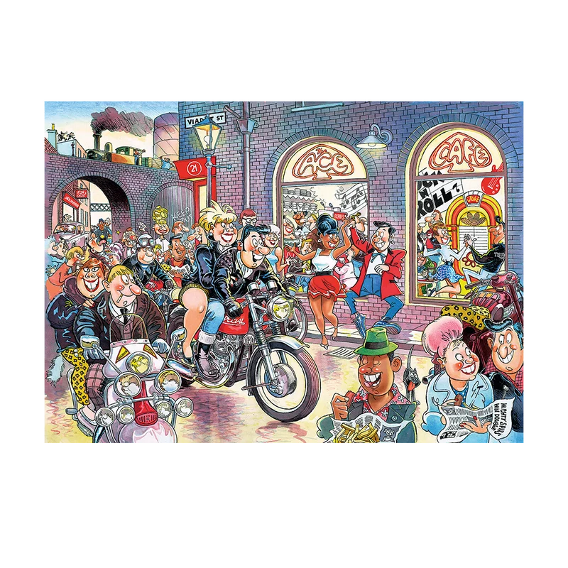 Wasgij Retro Destiny 7 - Rock around the Clock! (1000 pieces)