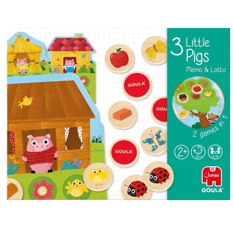 Goula - 3 Little Pigs Memo&Loto