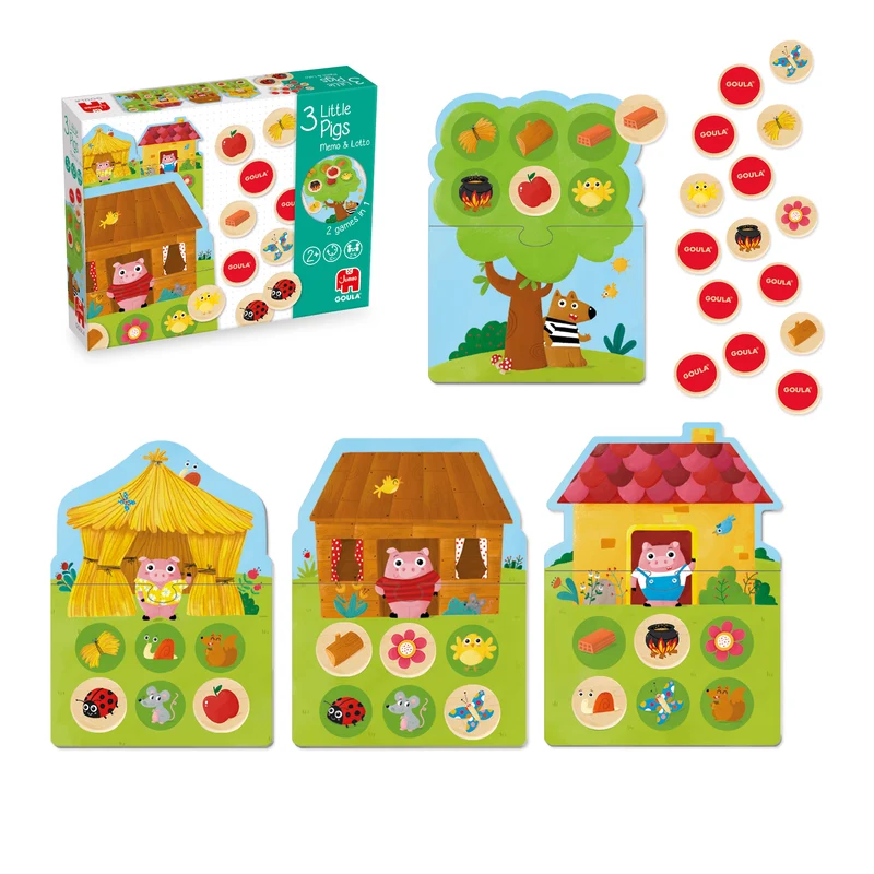 Goula - 3 Little Pigs Memo&Loto